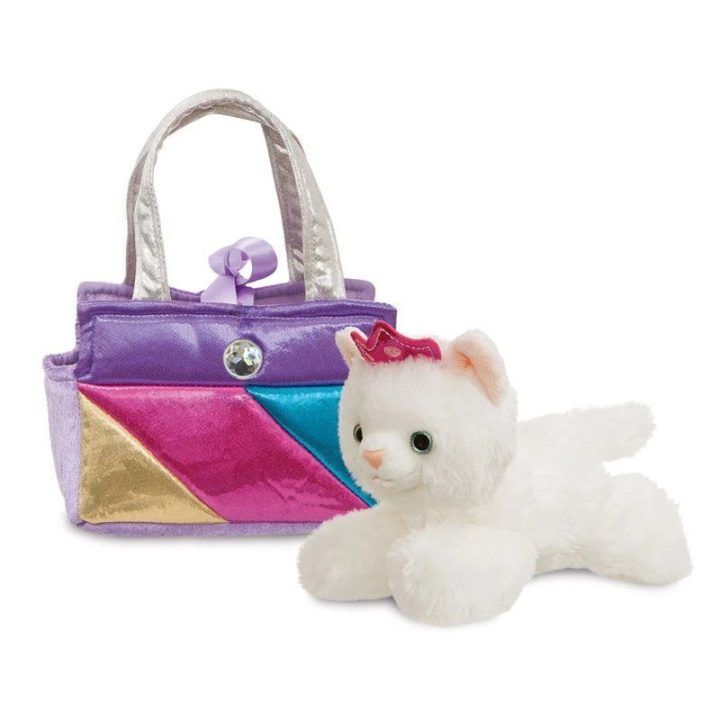 Minkštas žaislas Fancy Pals katė su karūna, 20 cm