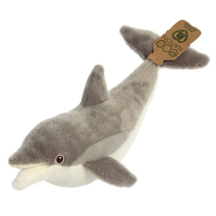 Minkštas žaislas Eco Nation delfinas, 38 cm