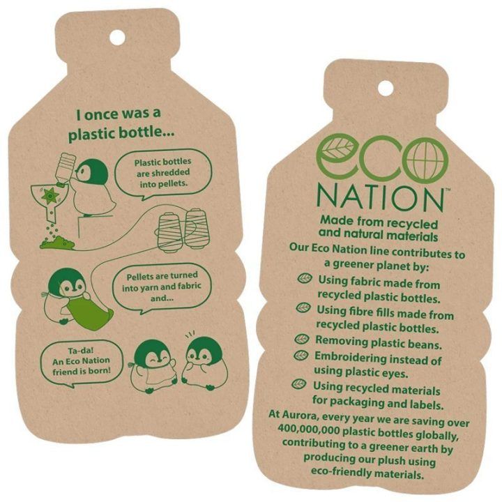 Minkštas žaislas Eco Nation delfinas, 38 cm