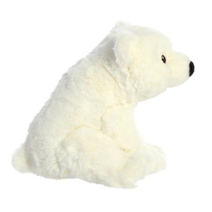 Minkštas žaislas baltas Eco Nation poliarinis lokys 19 cm