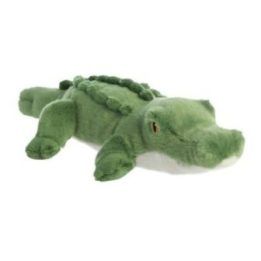 Minkštas žaislas Eco Nation aligatorius, 36 cm, žalias