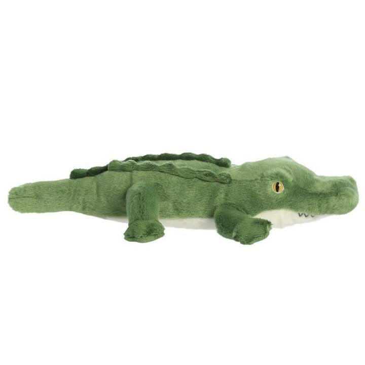 Minkštas žaislas Eco Nation aligatorius, 36 cm, žalias