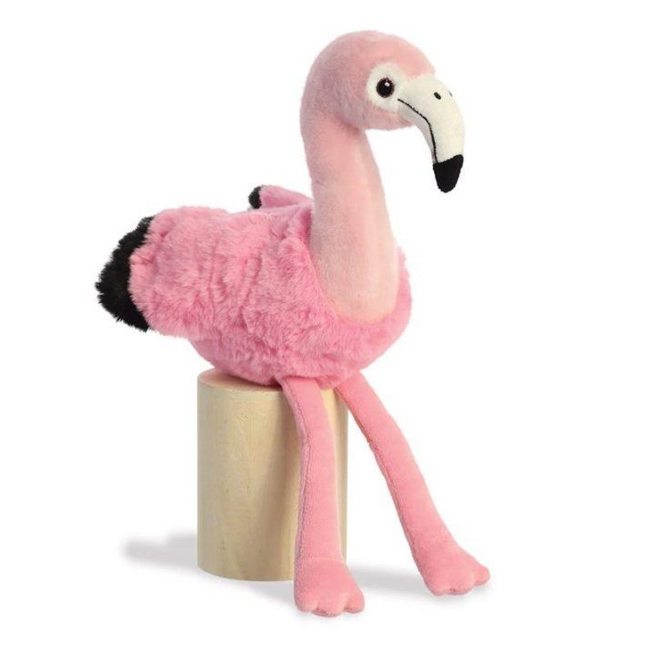 Minkštas žaislas flamingas Eco Nation, rožinis, 27 cm
