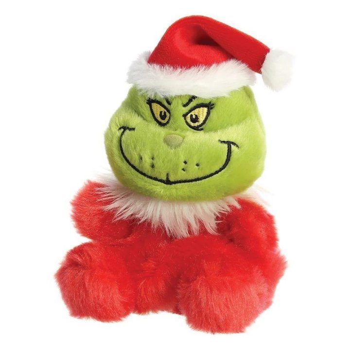 Pliušinis Grinčas su Kalėdų Senelio kostiumu, 13 cm
