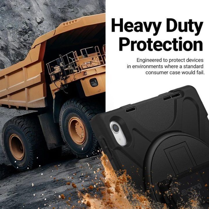Crong Defender Plus dėklas Samsung Galaxy Tab Active5 Pro 10.1 juodas