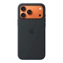 Silikoninis dėklas Apple iPhone 17 Pro Max, juodas