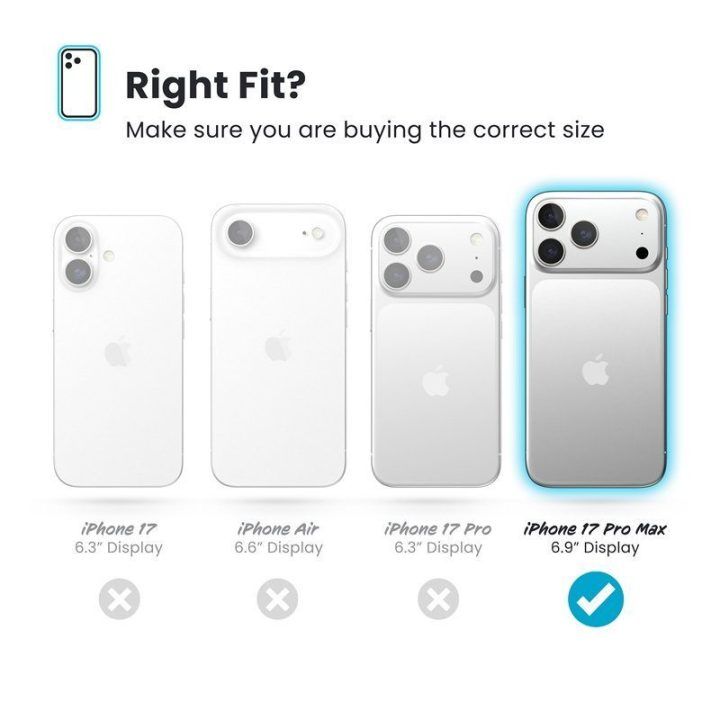 Speck Presidio2 Grip MagSafe dėklas iPhone 17 Pro Max, Deep Sea