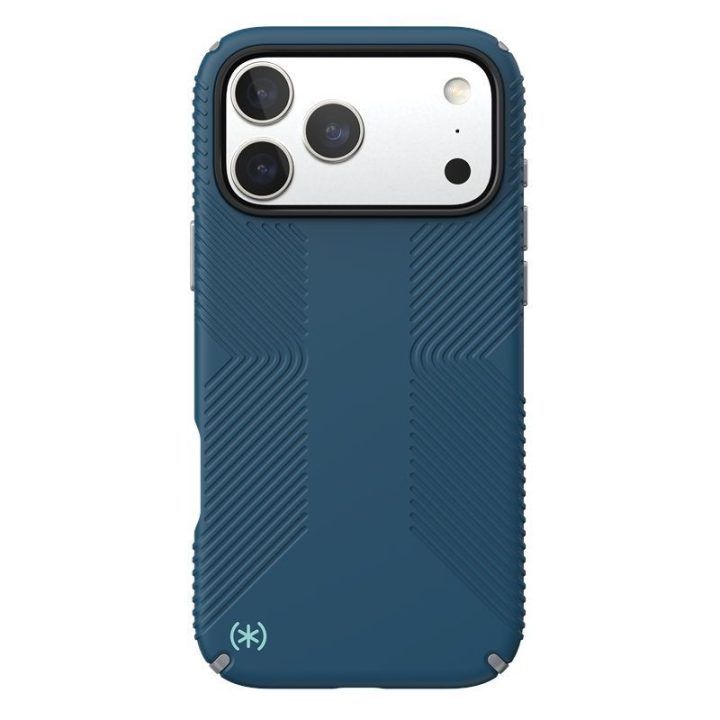 Speck Presidio2 Grip MagSafe dėklas iPhone 17 Pro Max, Deep Sea
