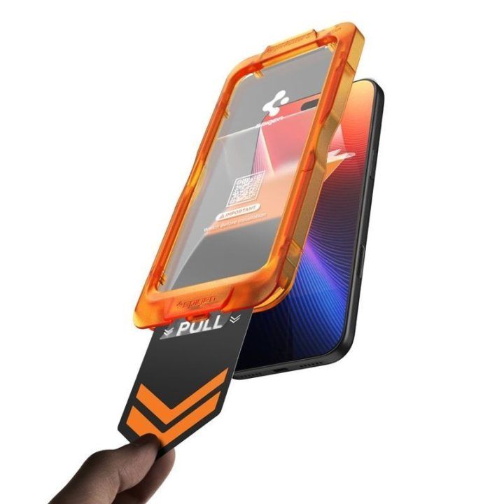 Grūdintas stiklas Spigen Glas.tR AlignMaster Slim 3 vnt. iPhone 17