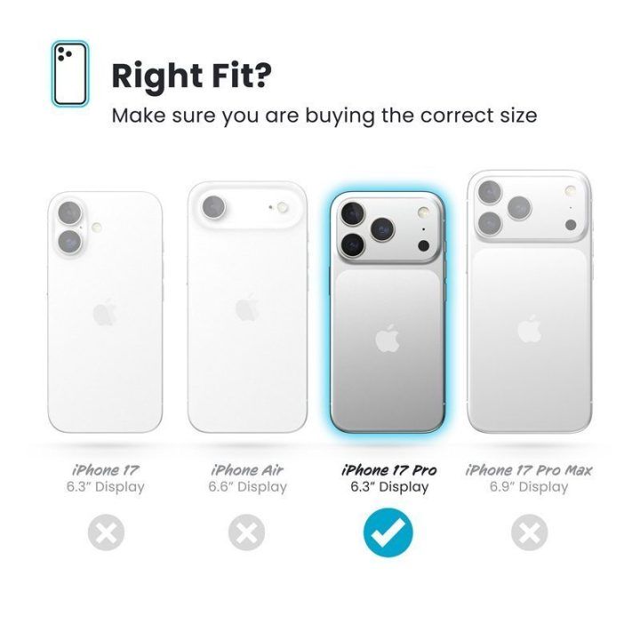 Dėklas iPhone 17 Pro Speck Presidio Lux MagSafe, mėlynas