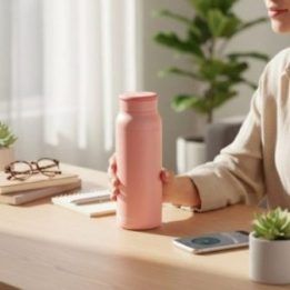 Terminė gertuvė Quokka Echo, 690 ml, rožinė