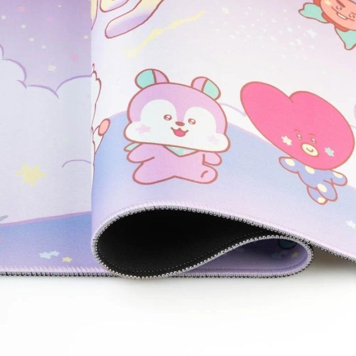 BT21 XXL žaidimų ir darbo kilimėlis 80 × 35 cm