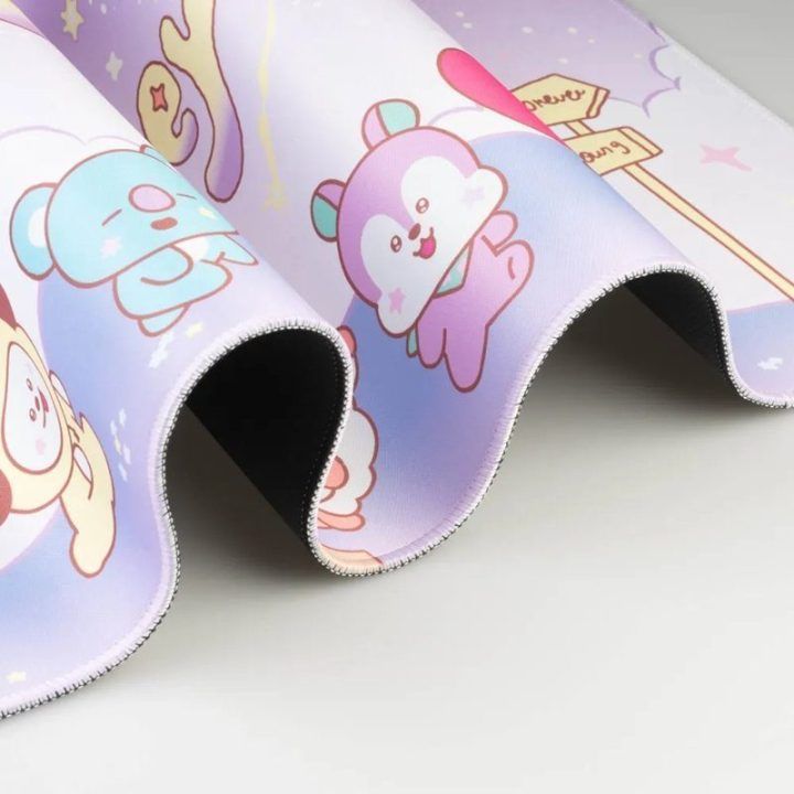 BT21 XXL žaidimų ir darbo kilimėlis 80 × 35 cm