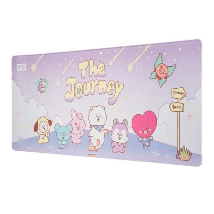 BT21 XXL žaidimų ir darbo kilimėlis 80 × 35 cm