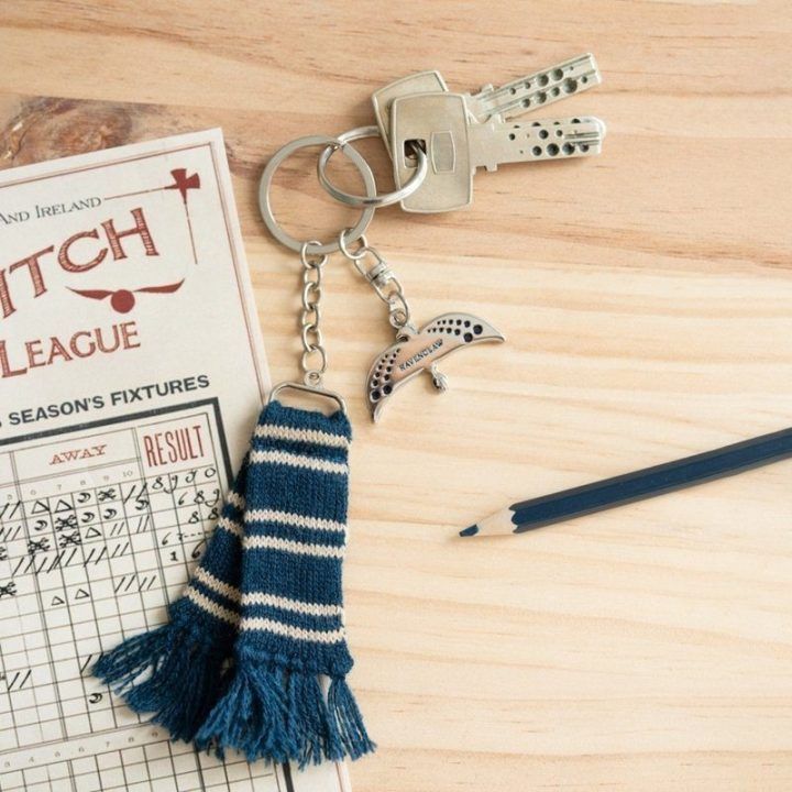 Harry Potter Ravenclaw raktų pakabukas su šaliko motyvu