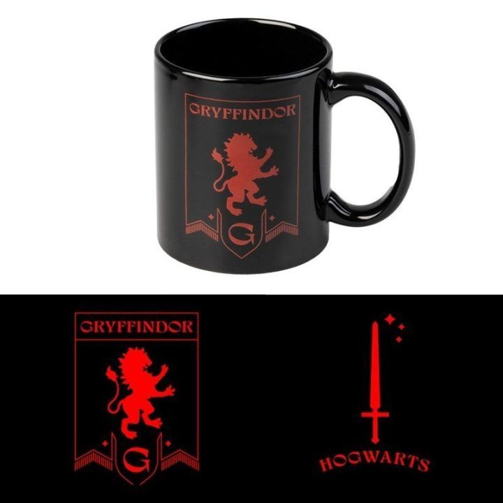 Keraminis puodelis Harry Potter Gryffindor 350 ml su dovanų dėžute