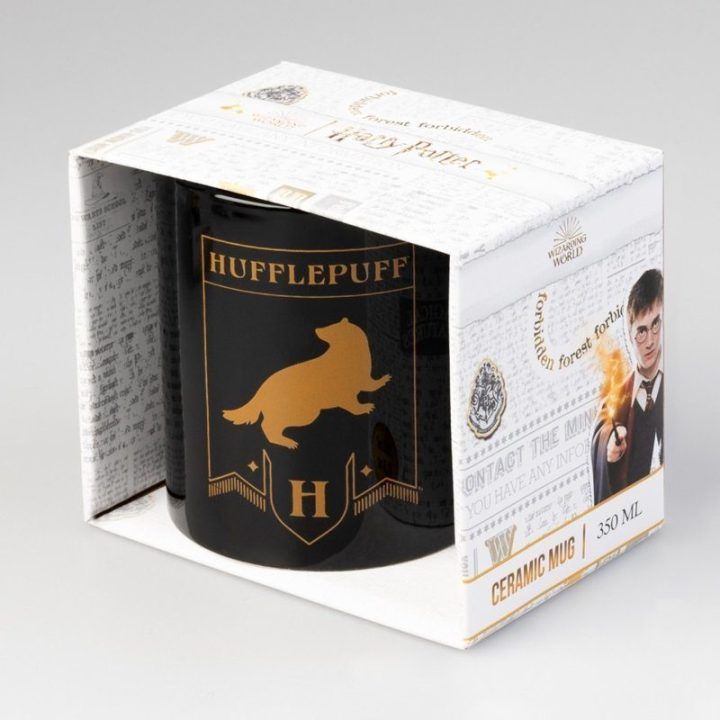 Harry Potter Hufflepuff keraminis puodelis, 350 ml