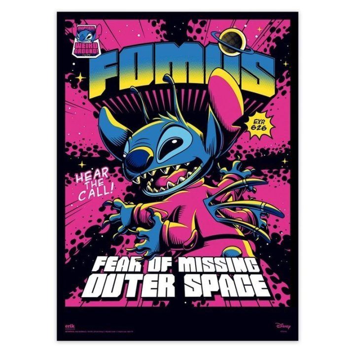 Disney Stitch mini plakatų rinkinys, 38 × 52 cm, 2 vnt.