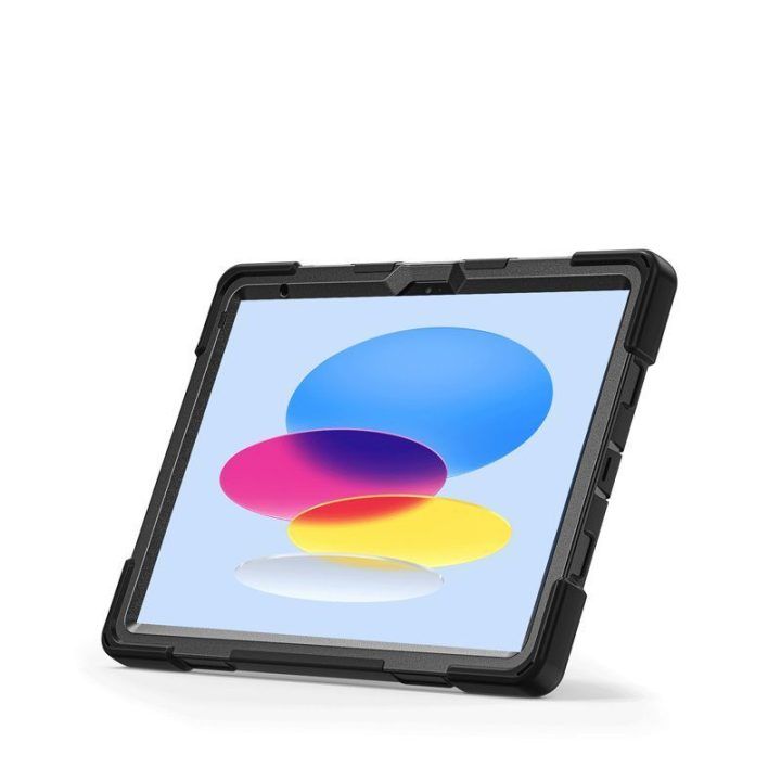 Sustiprintas dėklas iPad 11 A16 / 10.9, juodas, Crong Defender Plus