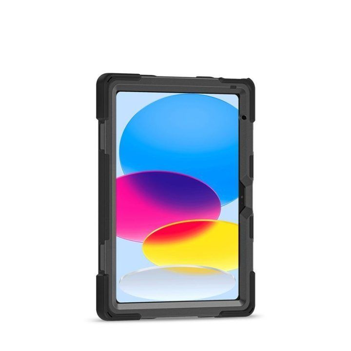 Sustiprintas dėklas iPad 11 A16 / 10.9, juodas, Crong Defender Plus
