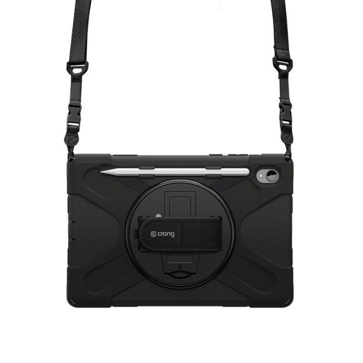 Dėklas Samsung Galaxy Tab S11 11" Crong Defender Plus, juodas