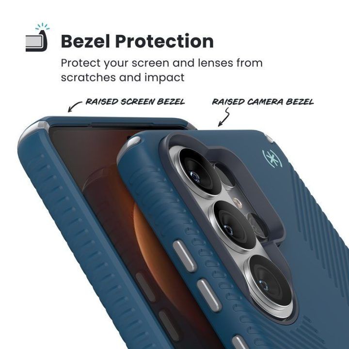 Dėklas Samsung Galaxy S26 Ultra, mėlynas, Speck Presidio®2 Grip Magnet