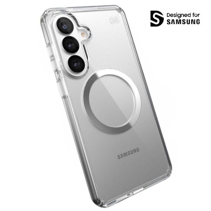 Dėklas Samsung Galaxy S26+ Speck Presidio Perfect-Clear Magnet, permatomas