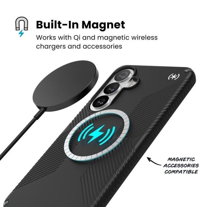 Dėklas Samsung Galaxy S26+ Speck Presidio®2 Grip Magnet, juodas