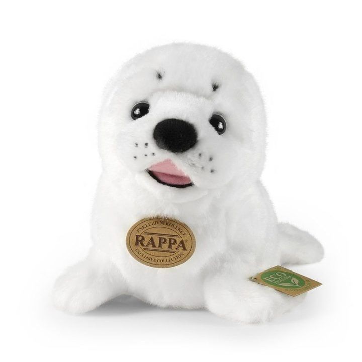 Minkštas žaislas Rappa baltas ruonis, 25 cm