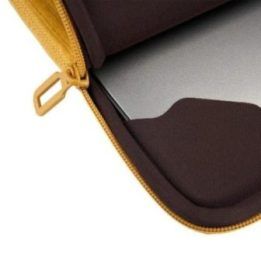 TUCANO Velluto 2 dėklas MacBook Pro 14 ir 13, geltonas