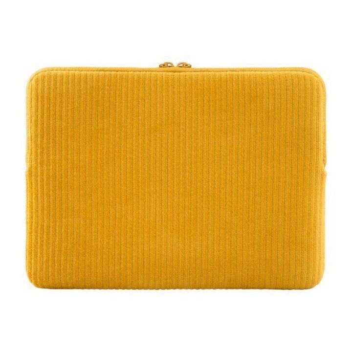 TUCANO Velluto 2 dėklas MacBook Pro 14 ir 13, geltonas