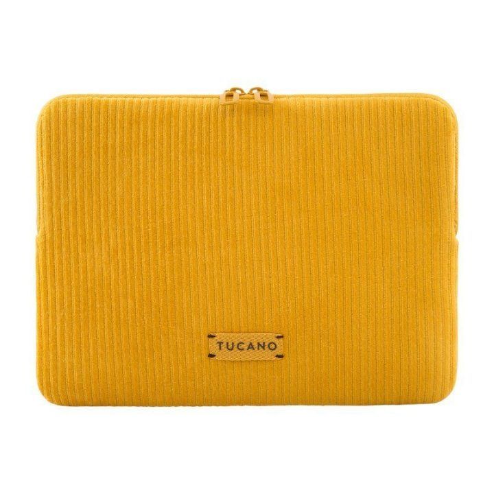 TUCANO Velluto 2 dėklas MacBook Pro 14 ir 13, geltonas
