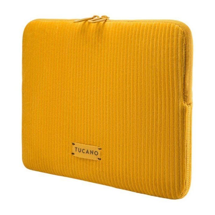 TUCANO Velluto 2 dėklas MacBook Pro 14 ir 13, geltonas