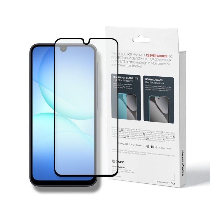 Apsauginis stiklas Crong 3D Armour Glass Lite Samsung Galaxy A16 / A17 / A26