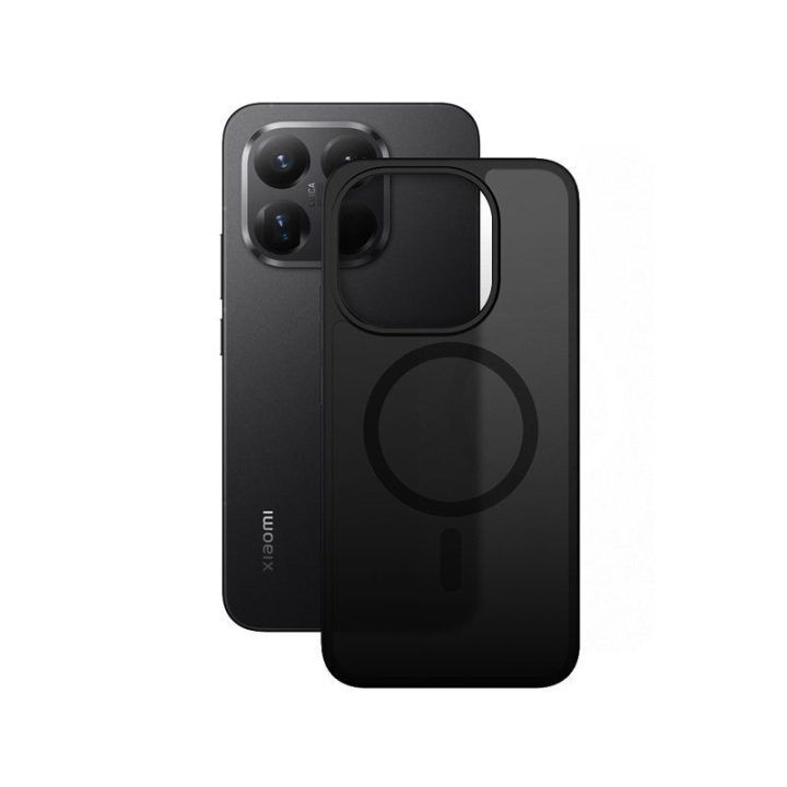 Dėklas Xiaomi 15T Crong Hybrid Matte Magnetic, juodas