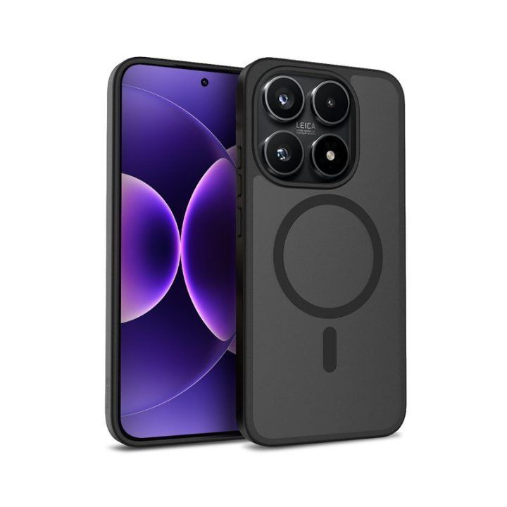 Dėklas Xiaomi 17, juodas Crong Hybrid Matte Magnetic