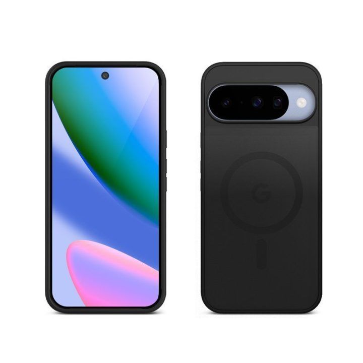 Dėklas Google Pixel 10 Crong Hybrid Matte Magnetic, juodas