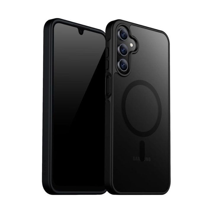Dėklas Samsung Galaxy A17, juodas, Crong Hybrid Matte Magnetic