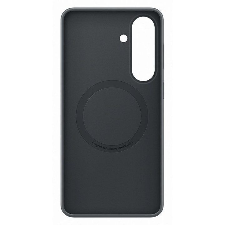 Samsung Galaxy S26+ silikoninis magnetinis dėklas, juodas