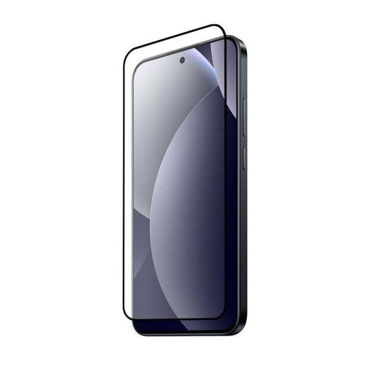 Apsauginis stiklas Xiaomi Redmi Note 15 Pro, juodas rėmelis