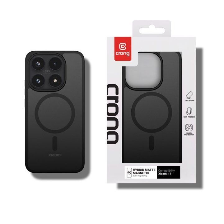 Dėklas Xiaomi 17 Crong Hybrid Matte Magnetic, mėlynas
