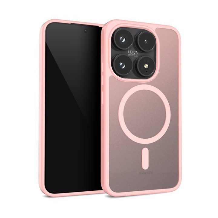 Dėklas Xiaomi 17, rožinis, Crong Hybrid Matte Magnetic