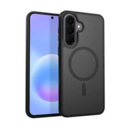 Crong Hybrid Matte Magnetic dėklas Samsung Galaxy A57, juodas