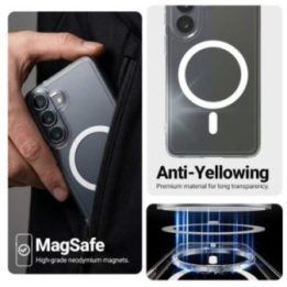 Permatomas MagSafe dėklas Samsung Galaxy A57, Crong