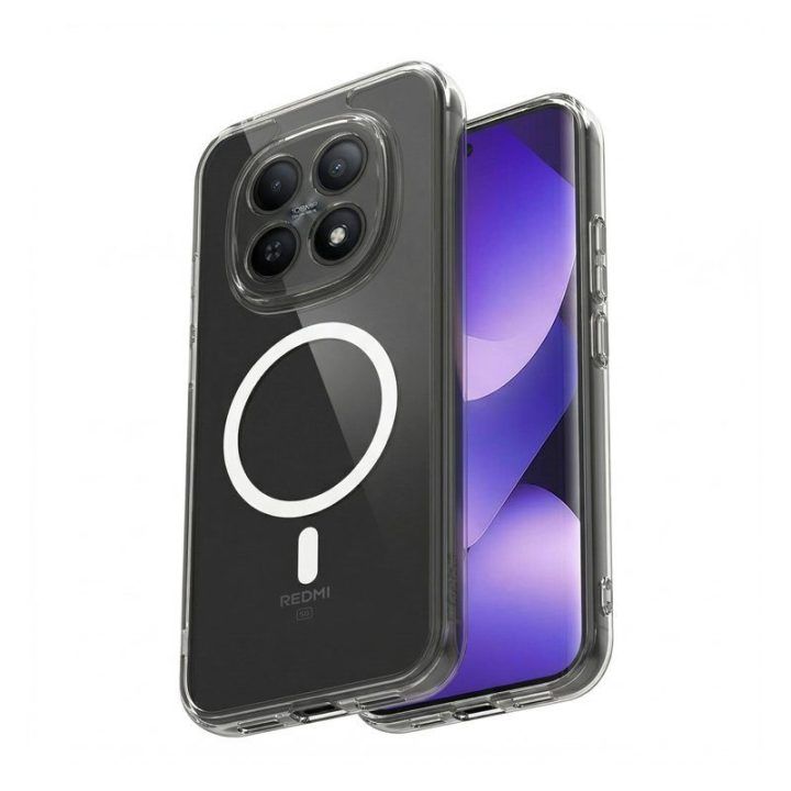 Permatomas dėklas Crong Hybrid Clear Magnetic Xiaomi Redmi Note 15 Pro
