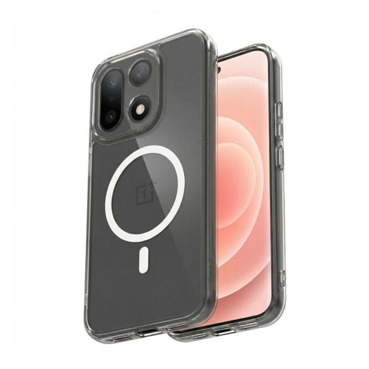 Permatomas dėklas Crong Hybrid Clear Magnetic OnePlus 15