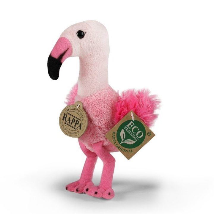 Pliušinis flamingas Rappa, 15 cm, Eco-Friendly