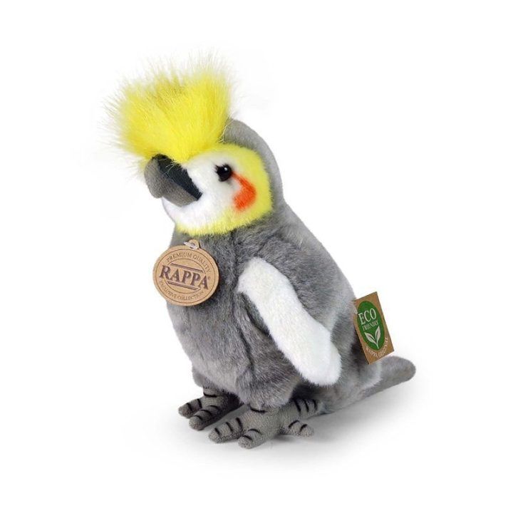 Minkštas žaislas papūga Rappa, 18 cm, ekologiškas