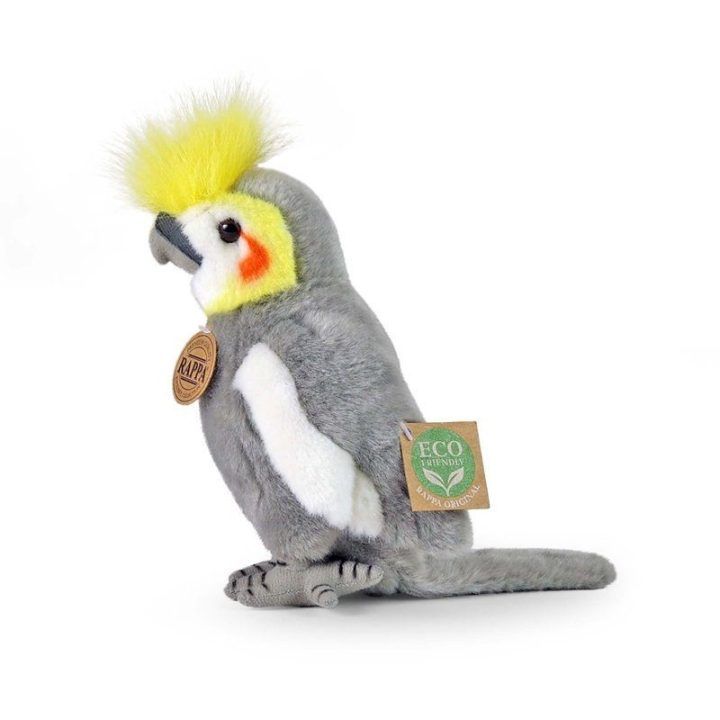 Minkštas žaislas papūga Rappa, 18 cm, ekologiškas