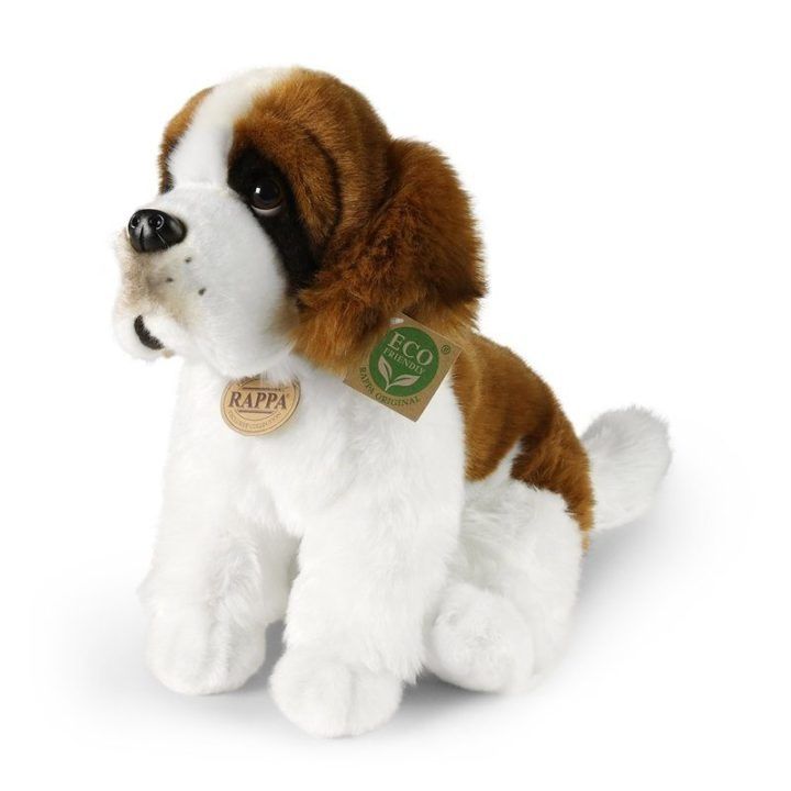 Minkštas žaislas Rappa St. Bernard, 30 cm, ekologiškas